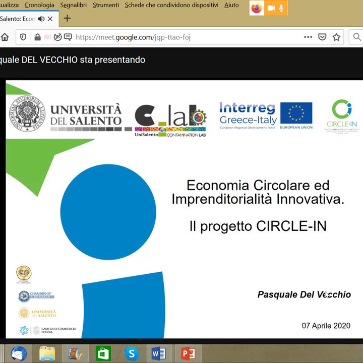 Interreggr_it's tweet image. 🚩Distance learning for Interreg Circle-In🔵project with @padeve in @unisalento 
⚡️#reduction #ricycle♻️ #reuse☘️: the principles of circular economy and a winning format for sustainable economy
#GreeceItaly 🇬🇷 🇮🇹