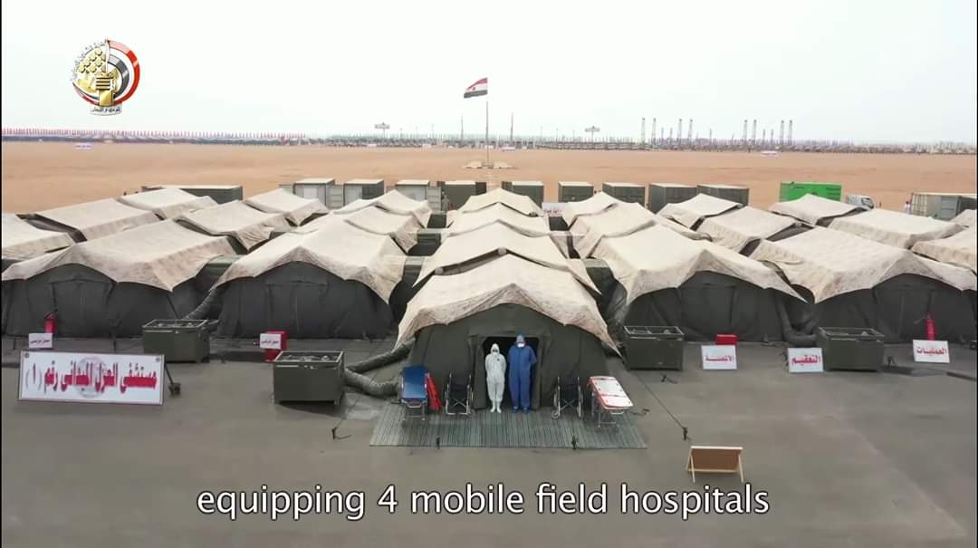 🇪🇬 Egy. Preparations #crisismanagement
27 hospitals affiliated @ministryofhealth, 22 #militaryhospitals, 4 #mobilefieldhospitals with a capacity of 502 isolation beds & operating rooms,
#mobileintensivecare,
#buses with beds, #ambulances & #helicopters 4 severe patients #COVID19