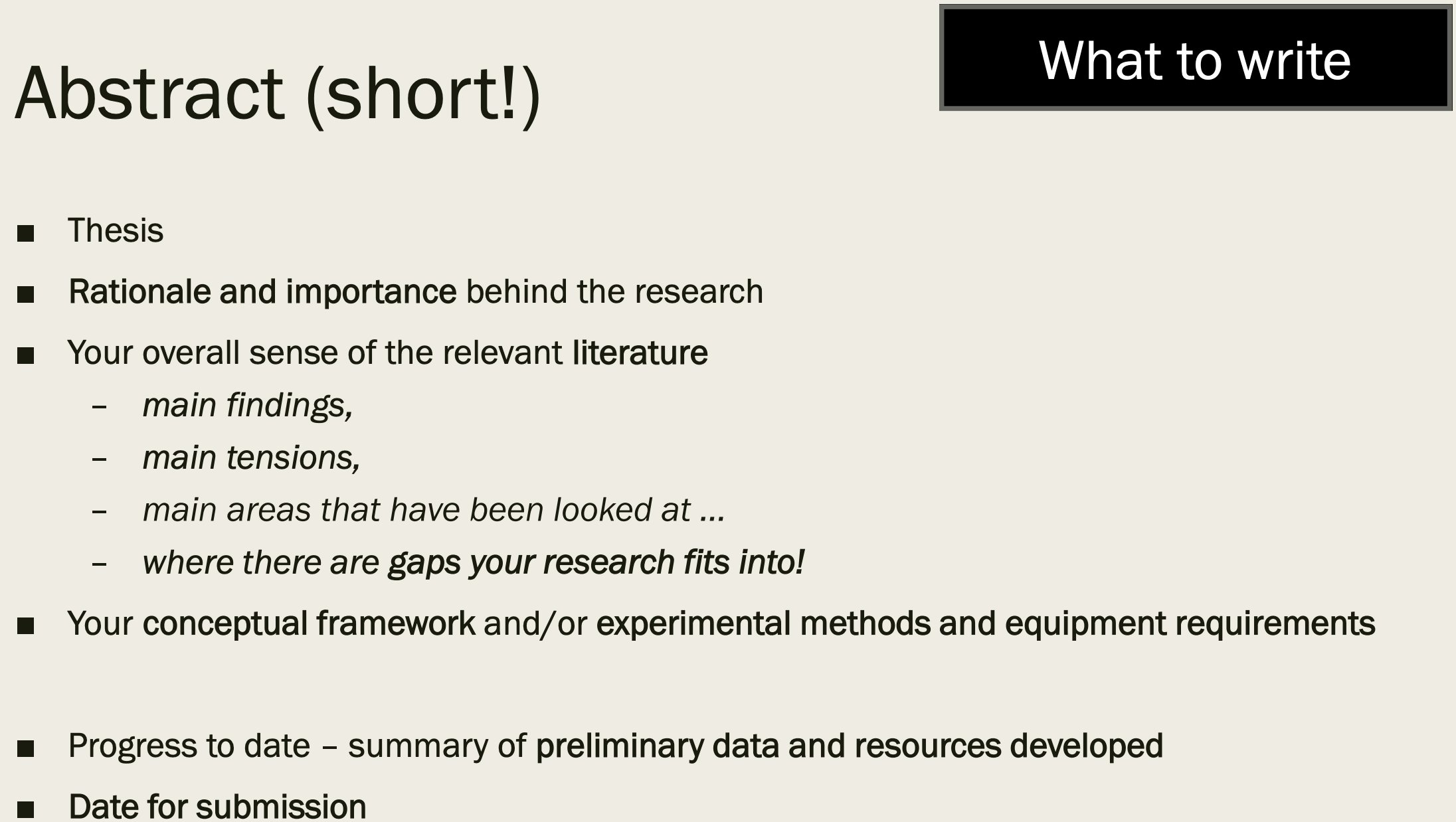 Write That PhD on Twitter: "How to write a PhD confirmation of