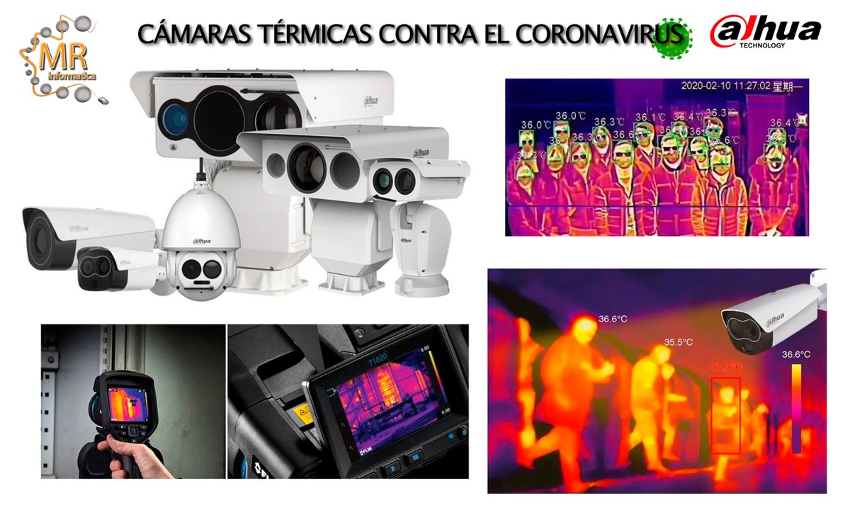 mrpcinformatica's tweet image. Pequeñas y medianas empresas, incorporan #cámarastérmicas para detectar la temperatura corporal de sus trabajadores y clientes, haciendo así una labor de detección, prevención y control contra el #COVID19
☎️ 615 363 883
 📧 info@mrpc.es
#MRInformatica #Marbella #CoronavirusEspaña