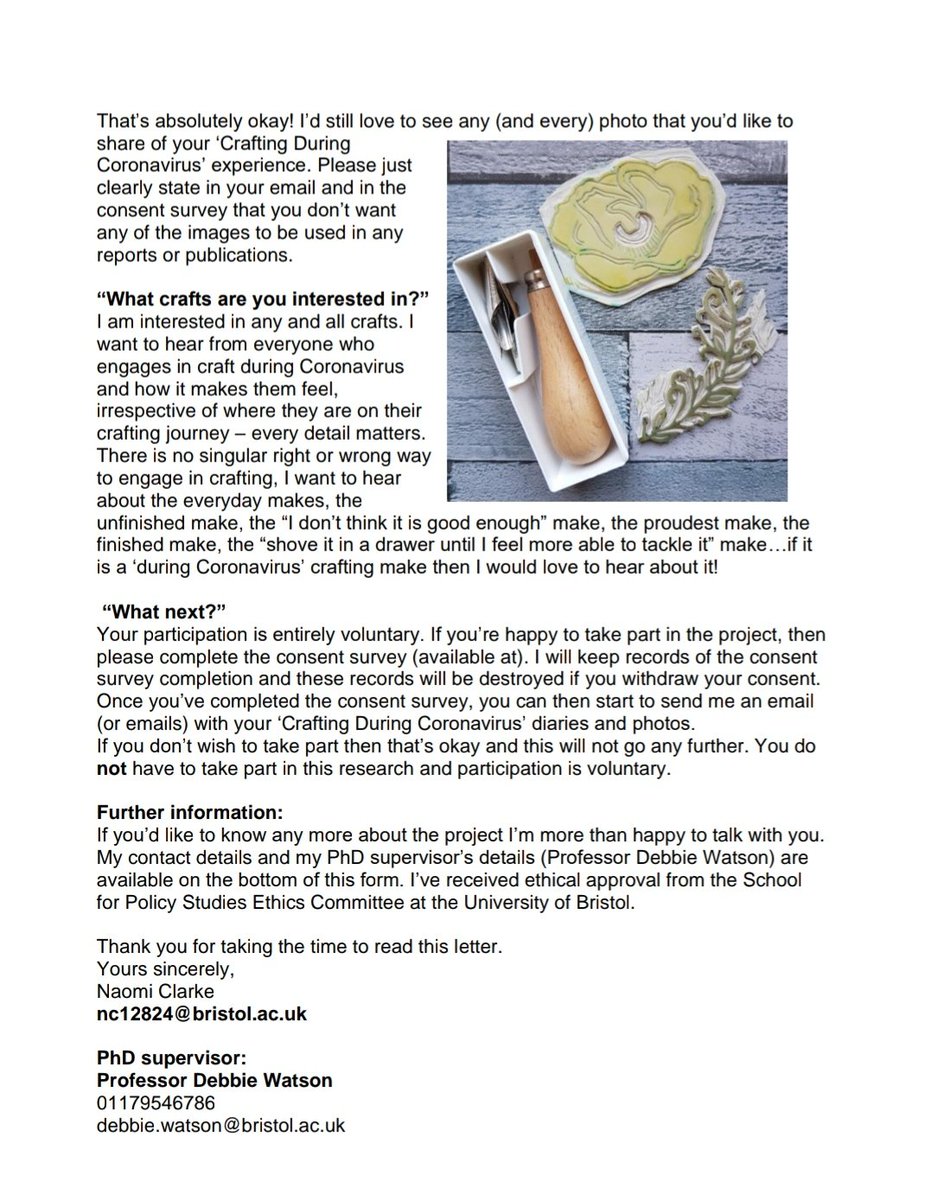 naomia_creative's tweet image. Please retweet/share! NEW RESEARCH STUDY looking for people who are crafting during Coronavirus to participate!  Head on over to my website to read more here: naomialice.co.uk/crafting-durin…
-
#Craft #CraftingDuringCoronavirus #Stitch #Sew #Print #Knit #AcademicTwitter #Create #Make