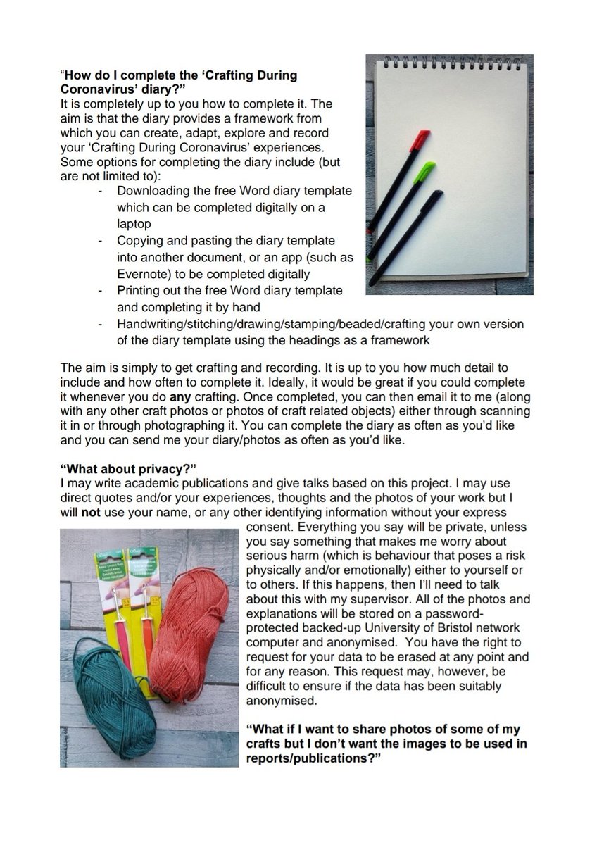 naomia_creative's tweet image. Please retweet/share! NEW RESEARCH STUDY looking for people who are crafting during Coronavirus to participate!  Head on over to my website to read more here: naomialice.co.uk/crafting-durin…
-
#Craft #CraftingDuringCoronavirus #Stitch #Sew #Print #Knit #AcademicTwitter #Create #Make