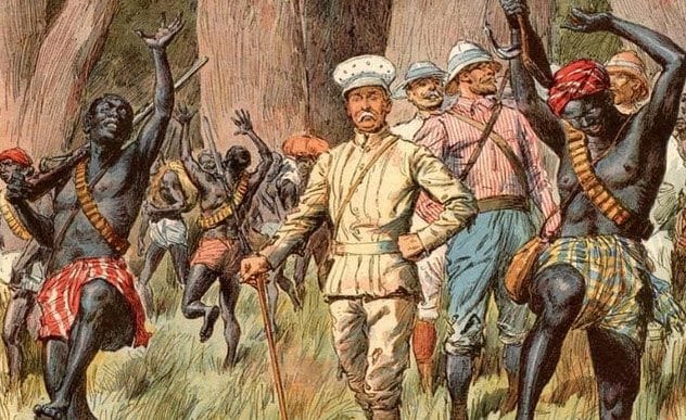 32 Towns Were Destroyed While Mapping The CongoHe hired a British explorer, Henry Morton Stanley, to help him establish the Congo Free State.By the end of the expedition, he had burned down 32 of their towns, kidnapping and raping African women or flogging the men to death.