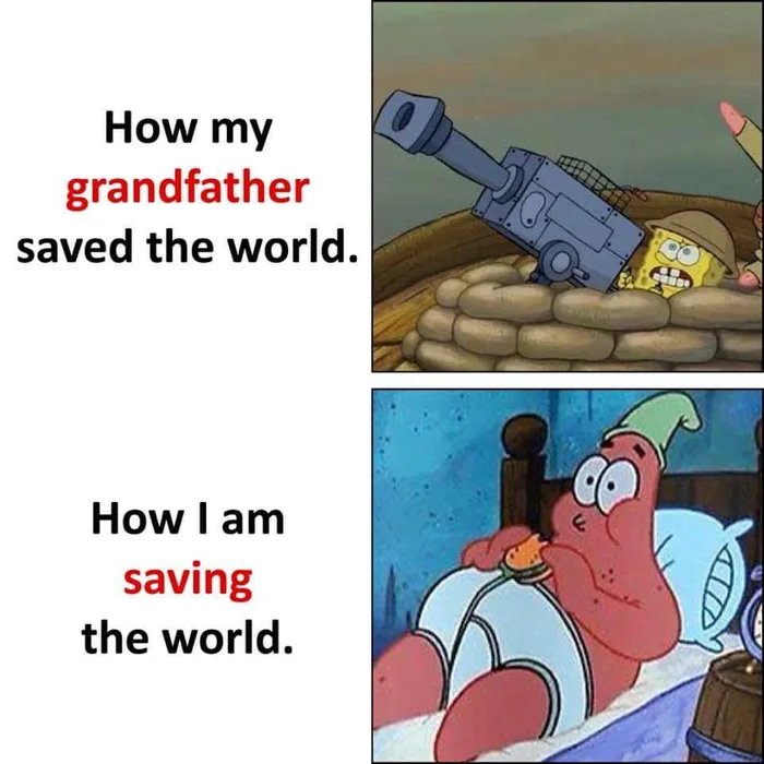 RandomMemes69's tweet image. Not all heroes wear capes