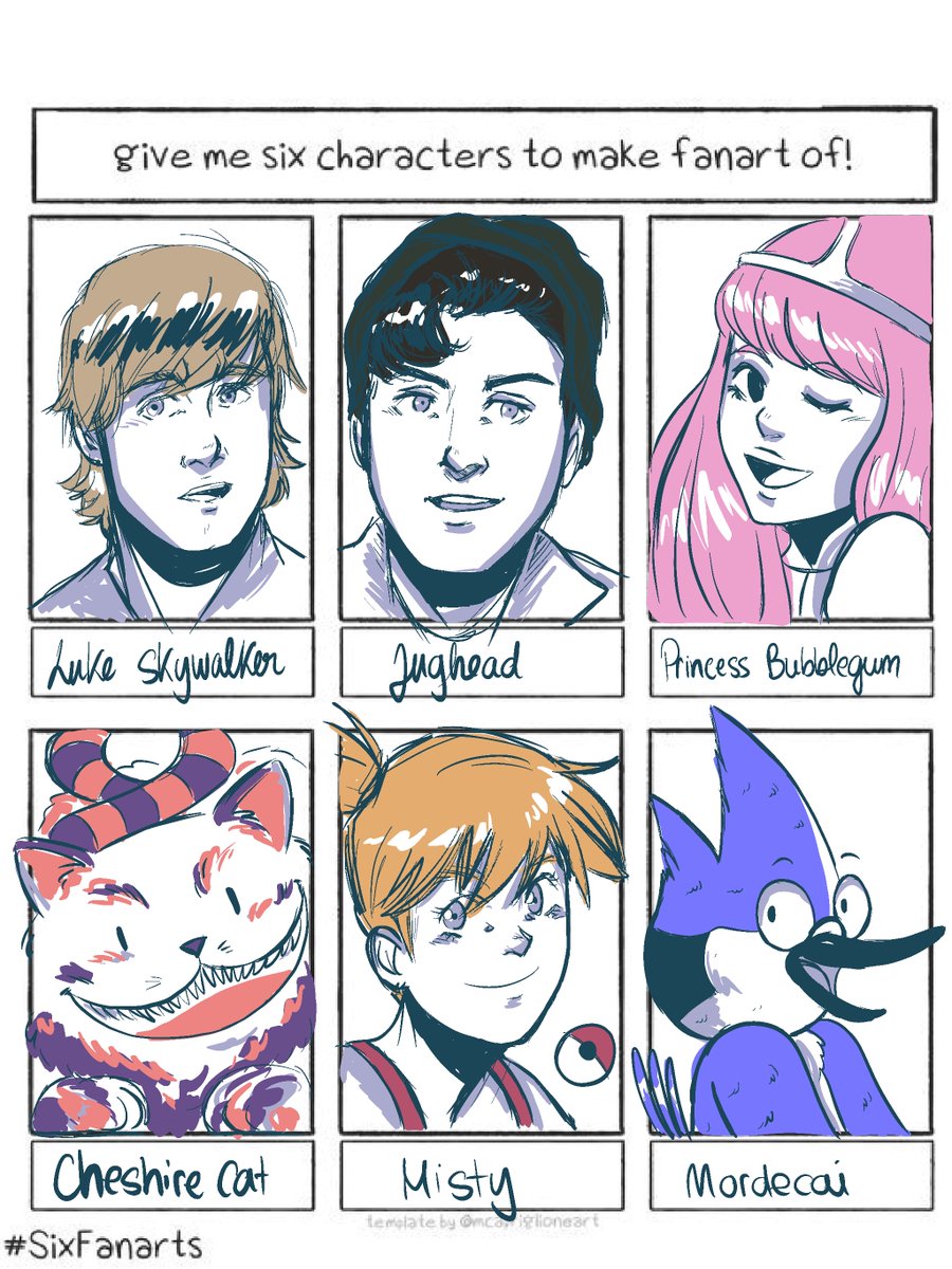 KanaAiysoublood's tweet photo. #SixFanartsChallenge Here is mine :D ! 
#sixfanarts #randomcharacters https://t.co/7Wlg9O84m5