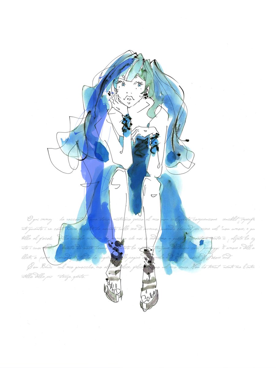 twiprido's tweet photo. 本日までは発達障害啓発週間です。青い写真やイラストを投稿してくださ〜いとの呼びかけも本日ラスト💙ってことで過去絵リメイク「blue dress」#WB_2020 #MAZEKOZE #2020TT https://t.co/ZMI3fLOP2t
