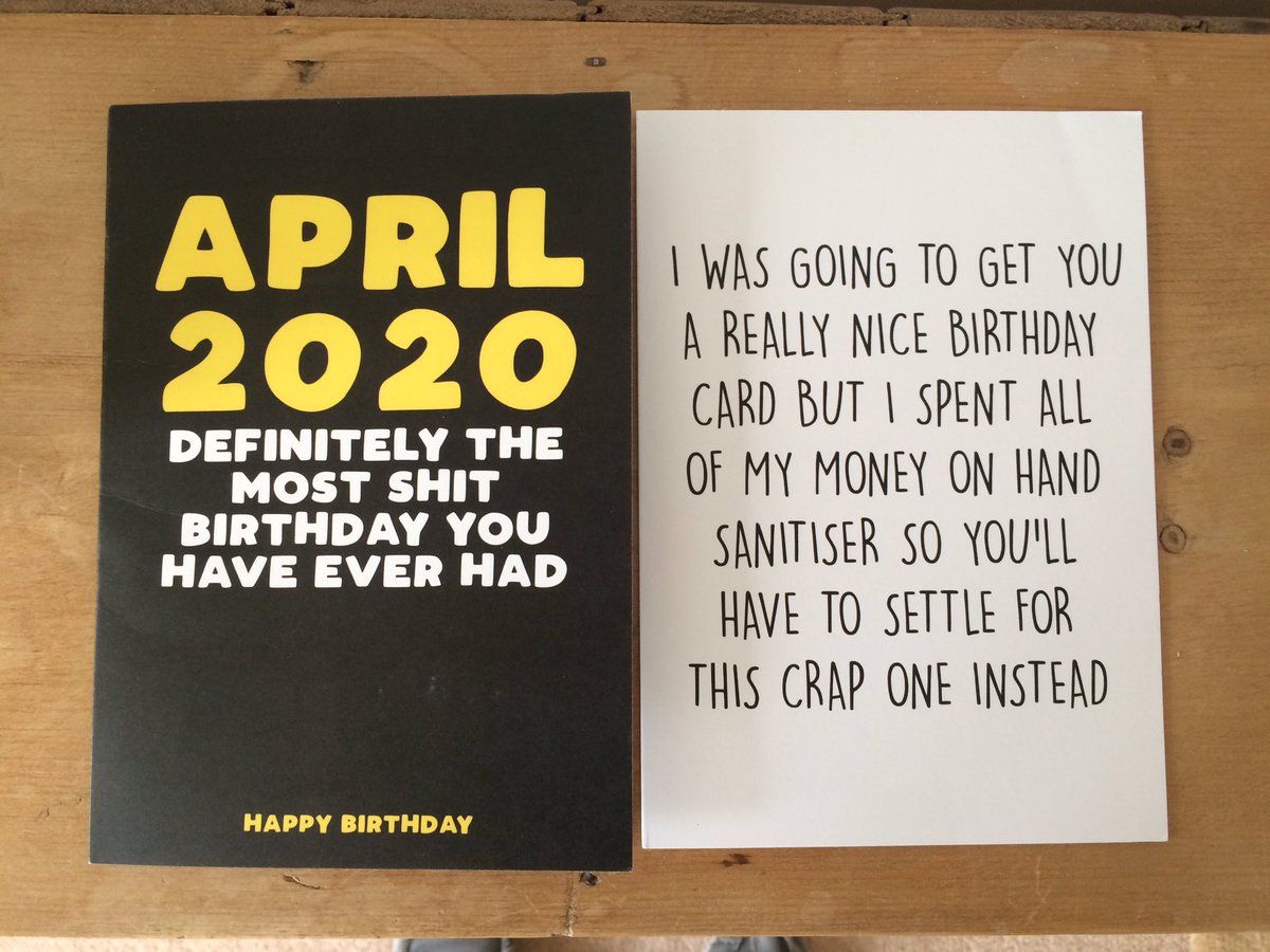 Birthday 🎂 card manufacturers are on the ball!