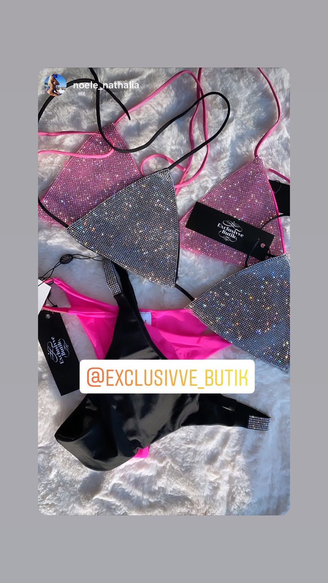 ExclusivveButik's tweet photo. ⭐️ „ Diamond Bikini - Pink &amp; Black „ ⭐️.
. Przepiękna bikini całe w kamienie. Cudownie błyszczą się w świetle słońca. Bikini do opalania. Rozmiary od S do L.
S pasuje także na XS.
.
. #bikini #diamond #shine #swimwear #swimsuit #sunnyday #summer #strojkapielowy #moda #fashion https://t.co/IHtOotOSn7