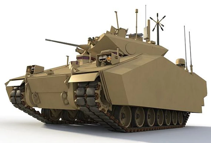 Electric drives offer potential flexibility with motors able to be located away from power generation and option of rear drive IFV possible. That said, only hybrid drive IFV to date, the GCV prototypes, had front drive because the drives ran the width of vehicle as a single unit