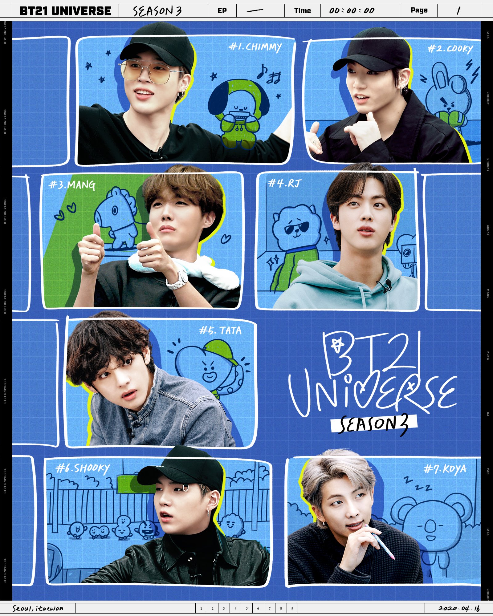 Picture Videoplaylist Bts Bt21 Universe Season 3
