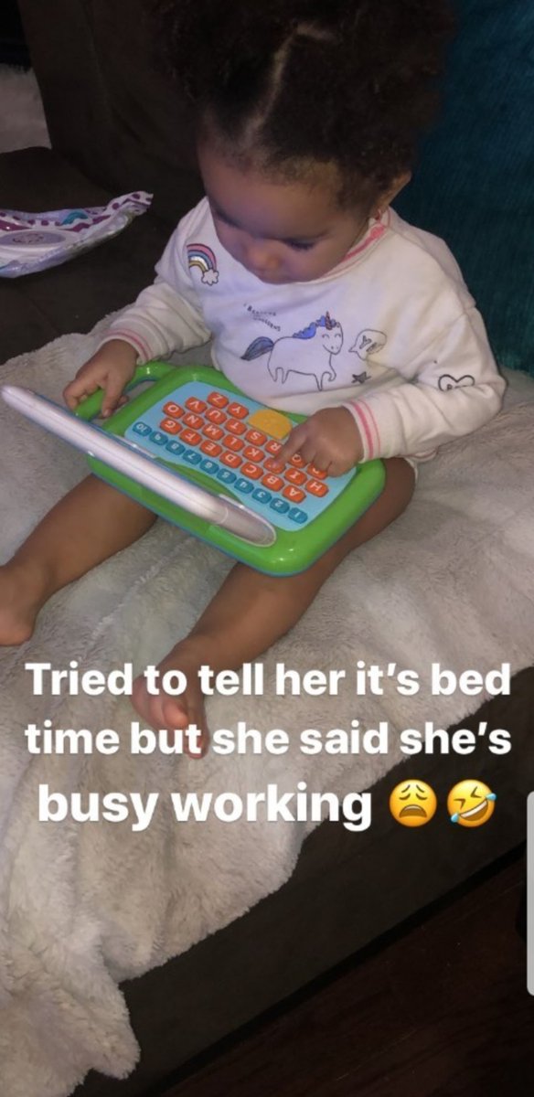 Miss seeing my Granddaughter every weekend. At least she is keeping busy working from home!