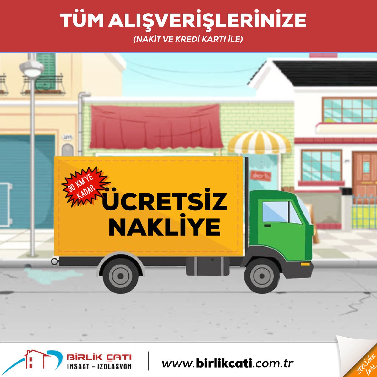 birlikcati's tweet photo. Tüm siparişlerinizi (30 km) ücretsiz kapınıza getiriyoruz
#weberürünleri #odeyalıtım #trapezsac #ondulin #şeffafoluklulevha #shingle #mantolama #suyalıtımı #xps #eps #polikarbon #alçı #alçıpan #kutuprofil #osblevha #boardex #boruyalıtımı #kauçuklevha #folyolulevha #camyünü https://t.co/hSD4wAscRW