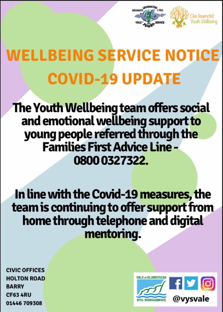 Our <a href="/vogcouncil/">Vale Council 🏴󠁧󠁢󠁷󠁬󠁳󠁿🇺🇦</a> Youth Wellbeing Mentors are busy supporting young people across the Vale! #stayhomestaysafe