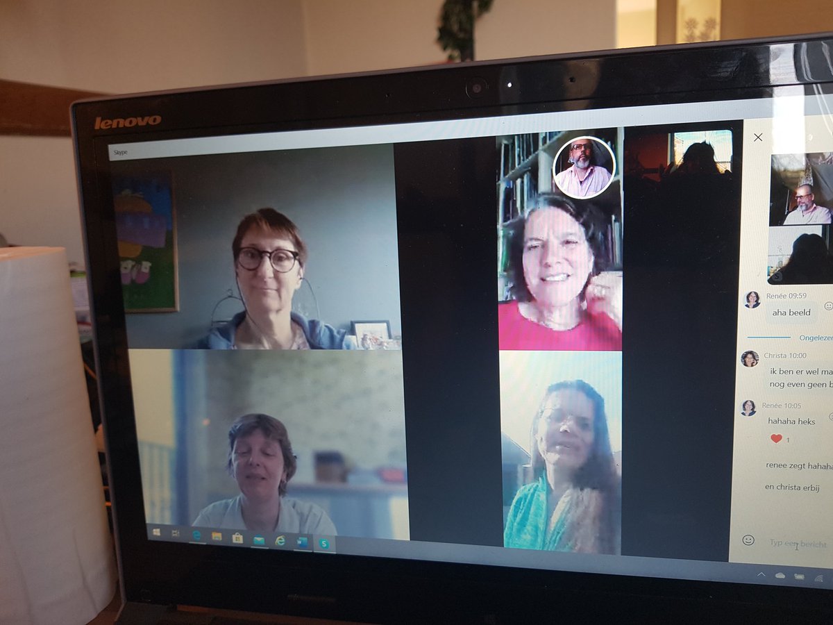 Netwerken kan ook via een digitaal platform. Vanochtend kwamen ondernemers online bij elkaar om hun ervaringen te delen en hulp te bieden bij vragen. #staysave #stayconnected