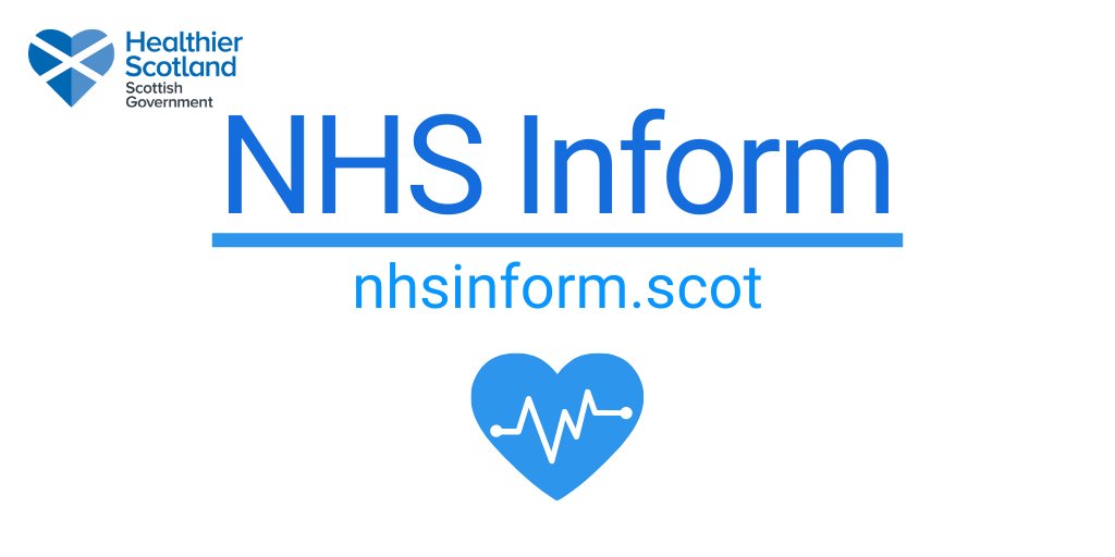Text says: NHS Inform - NHSInform.scot
