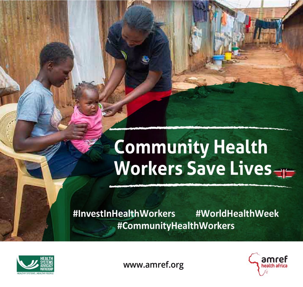 When it comes to tracking meds defaulters and surveillance in the community, #CommunityHealthWorkers are the direct links between national government and grassroot-level health. #InvestInHealthWorkers as an improvement to this year's #WorldHealthWeek by @MOH_Kenya