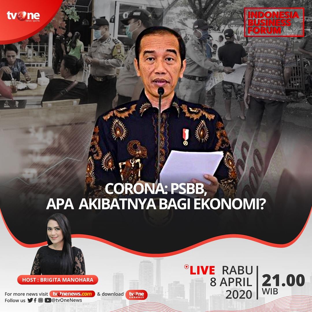 IBFtvOne's tweet image. Mulai jumat pekan ini DKI Jakarta menerapkan pembatasan sosial berskala besar.Pusat pertokoan dan bisnis tutup sementara waktu.Sejauh mana dampak PSBB bagi perekonomian?Bgmn nasib para pekerja informal? Indonesia Business Forum malam ini LIVE @pk21.00 @tvonenews cc @karniilyas