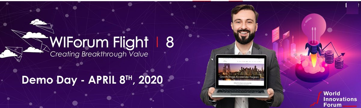 MaritaR's tweet photo. Congrats #flight8 #accelerator entrepreneurs presenting online this morning @WIForumORG #Demoday @DamogoKorea @ShuttleDelivery @Shoprunback #sPhoton @SousdeyCambodia - A big thanks to all #investors and angel groups from around the world joining https://t.co/ly77ubWQM8 https://t.co/nxt4TTKIPt