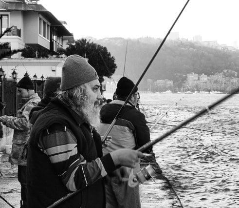 Bir cümbüştür kopsa da, gece, yakamozlarda; 
Münzevi balıklarız ayrı kavanozlarda... 

Necip Fazıl Kısakürek.