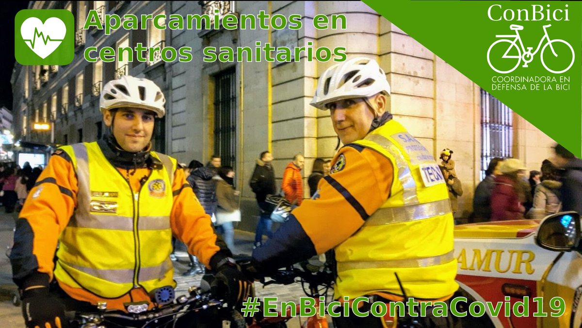 Porque en 🚲 podemos acceder a centros sanitarios 
#EnBiciContraCovid19