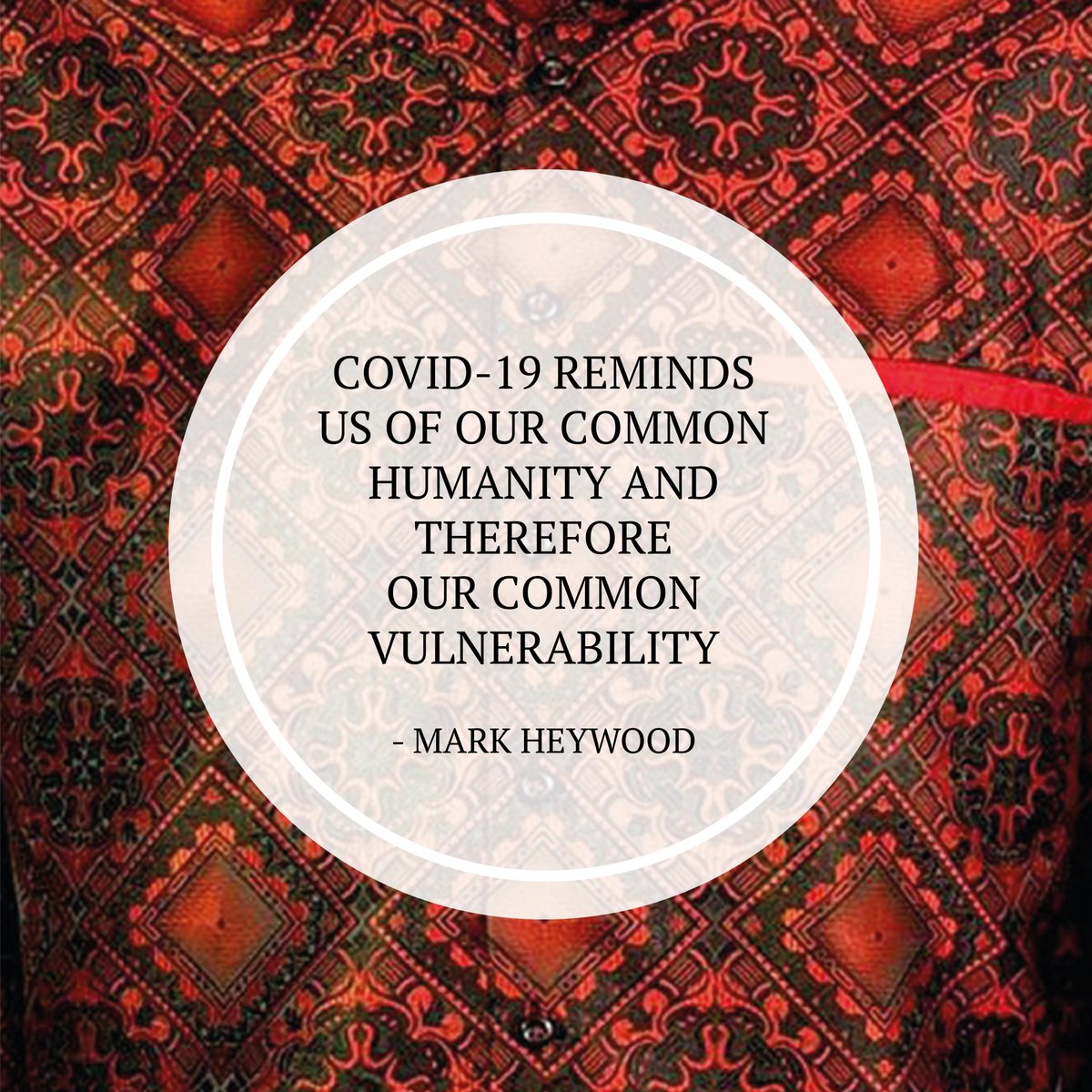 We are being called to be truly selfless because only by being considerate of others do we stand a chance at containing the Coronavirus. Flatten the curve. Social distance yourself. Stay at home. The sacrifice could save a life. #StayAtHomeSA #SouthAfricaLockdown