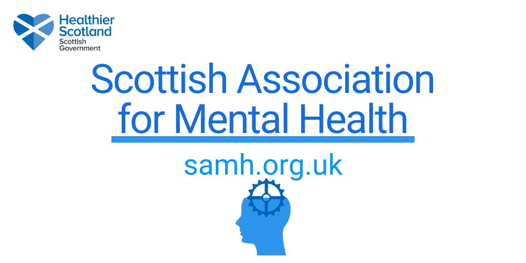 Text reads: Scottish Association for Mental Health / samh.org.uk