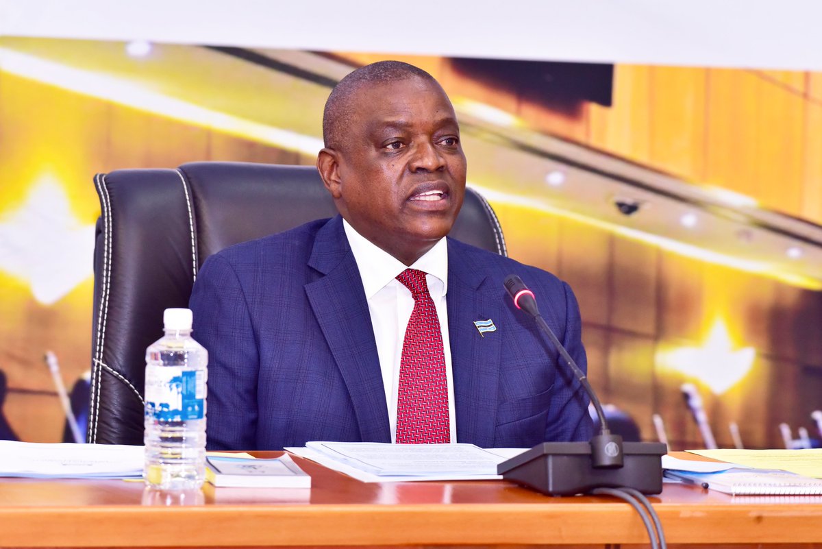 BWGovernment's tweet photo. MASISI PLEDGES NO ABUSE OF POWER

President Dr Mokgweetsi Masisi says he intends on using the declaration of the State of Emergency solely for the purpose of protecting Batswana against the decimating potentials of the Novel COVID-19 virus. https://t.co/8wOjU41iYQ