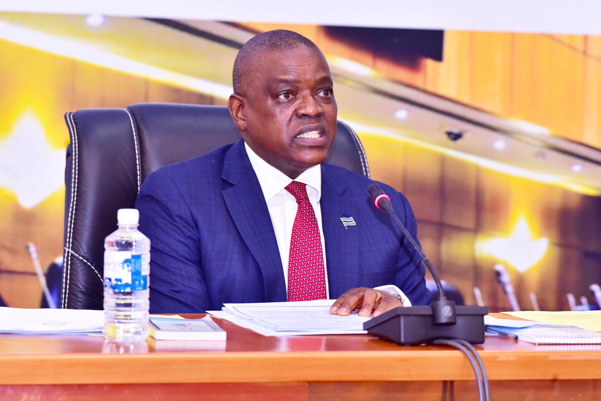 BWGovernment's tweet photo. MASISI PLEDGES NO ABUSE OF POWER

President Dr Mokgweetsi Masisi says he intends on using the declaration of the State of Emergency solely for the purpose of protecting Batswana against the decimating potentials of the Novel COVID-19 virus. https://t.co/8wOjU41iYQ