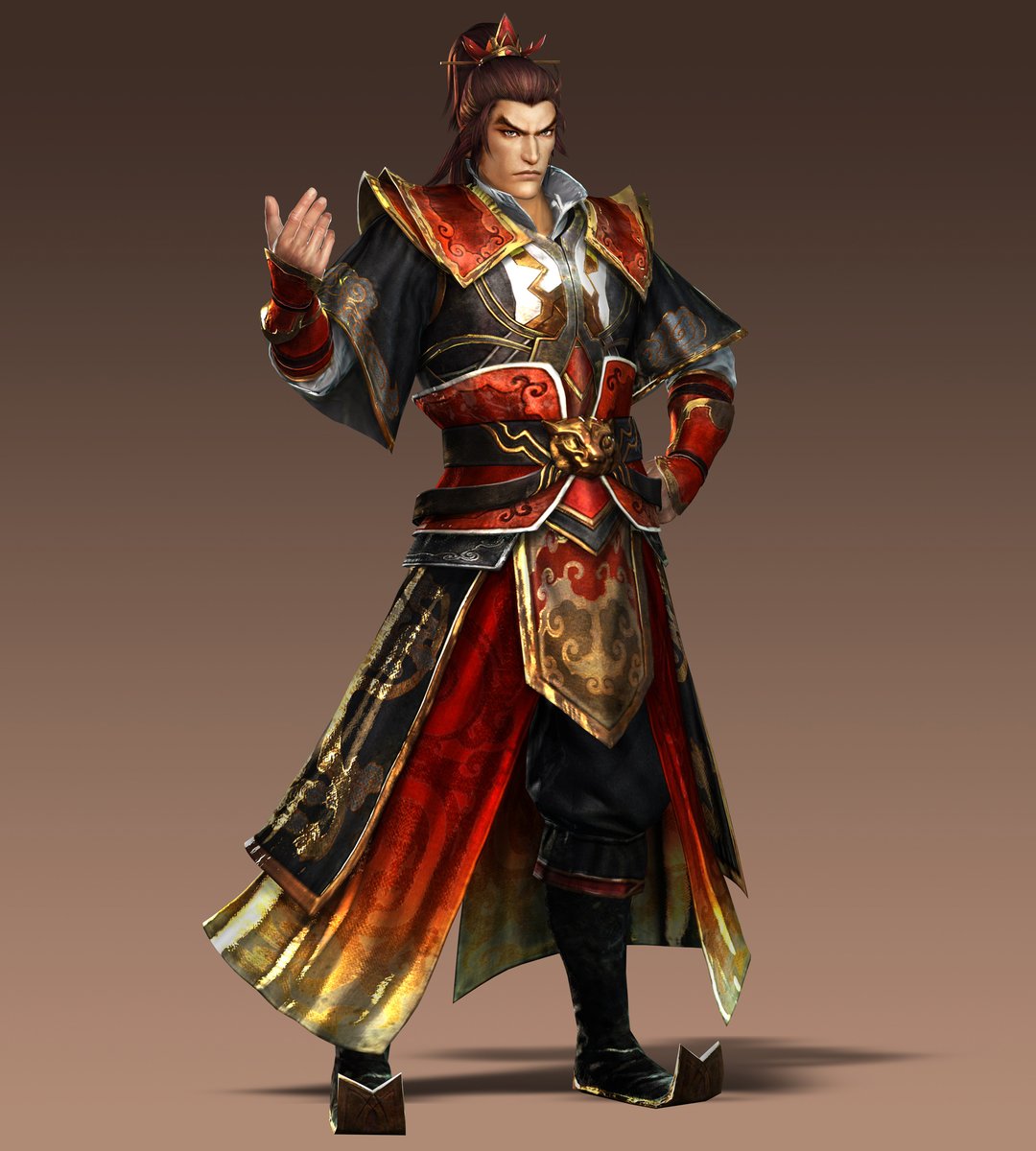 Sun Quanthe middlest Sun child and ruler of Wu for the majority of the story. Business on the battlefield but a party animal with the boys. If you hear a funny story from ROTK, there's a 50/50 chance that he's involved. Thank you koei for his DW6 makeover bc jeeeeesus that beard