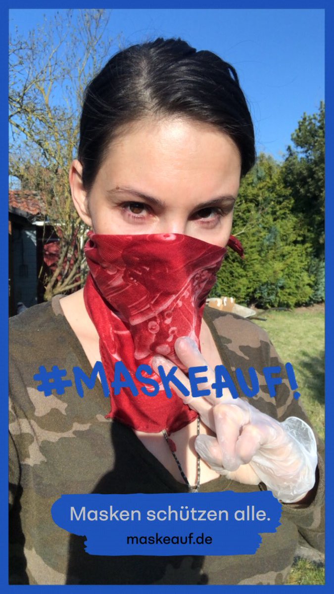 DanyMichalski's tweet photo. @maskeauf um Dich und andere zu schützen. #maskeaufjetzt https://t.co/dqWj9o7BJx