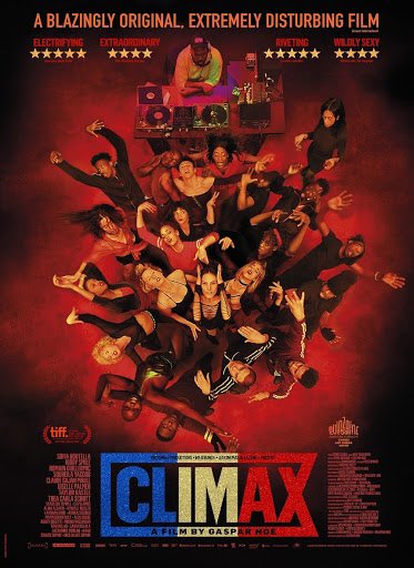 CiciCavanagh's tweet photo. Next my favourite of all #GasparNoe films. #ClimaxMovie is a sensual overload that will leave you in a state of visceral shock. Also featuring stellar soundtrack throughout ft. New #DaftPunk , #AphexTwin #GiorgioMoroder #SoftCell #Cerrone https://t.co/moaW3cCHqY