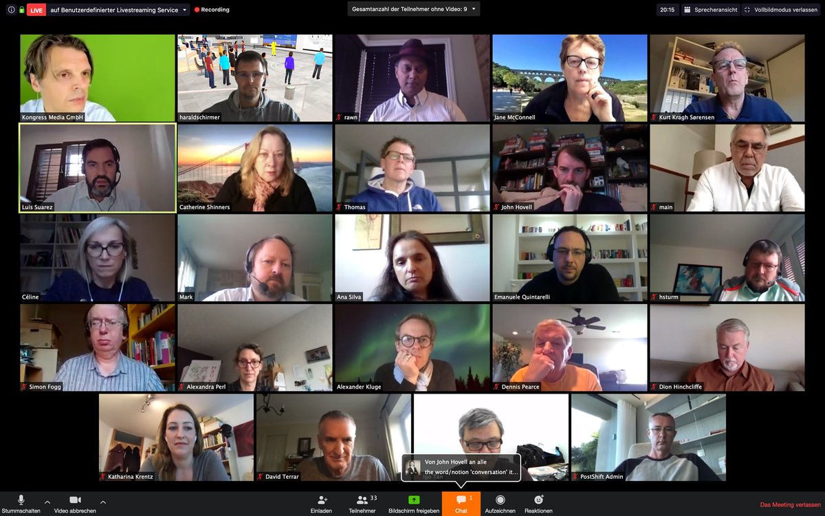 digitalworkconf's tweet photo. This evening at 7.00 2nd meetup & digital discussion of Enterprise 2.0 Thinkers & Thought Leaders in an open Zoom Meeting. Join us here: https://t.co/ypS9aEsdee #entdigi #remotework #FutureOfWork #ESN #e20
Look who was there last week: https://t.co/TNqKUmgzP1