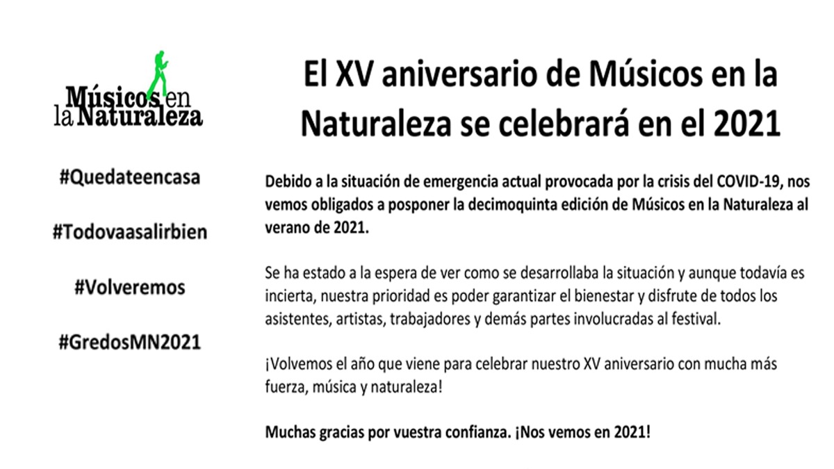 Musicos Naturaleza Gredosmn Twitter