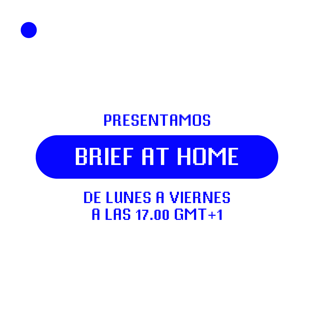 Hola a todos! Hemos estado compartiendo una mini cápsulas en directo de creativos en sus casas y lo hemos llamado #briefathome! Seguiremos en estas próximas semanas por instagram ✨🔥