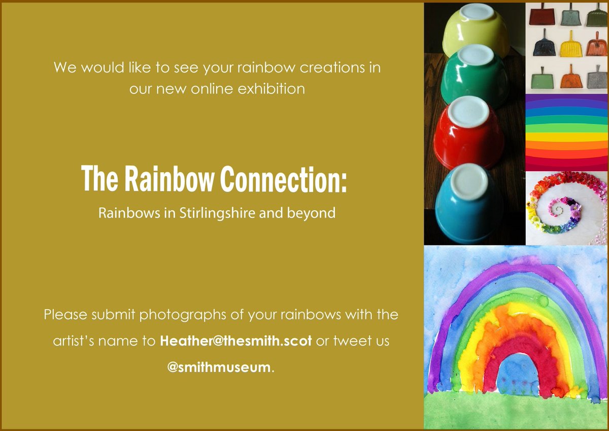 We have been seeing some beautiful artwork in windows over the last couple of weeks and we would like to share it with the world! Please send us your Rainbow creations for our first online exhibition: The Rainbow Connection🌈 #RainbowsAtHome #MakeUsARainbow #rainbowsofhope