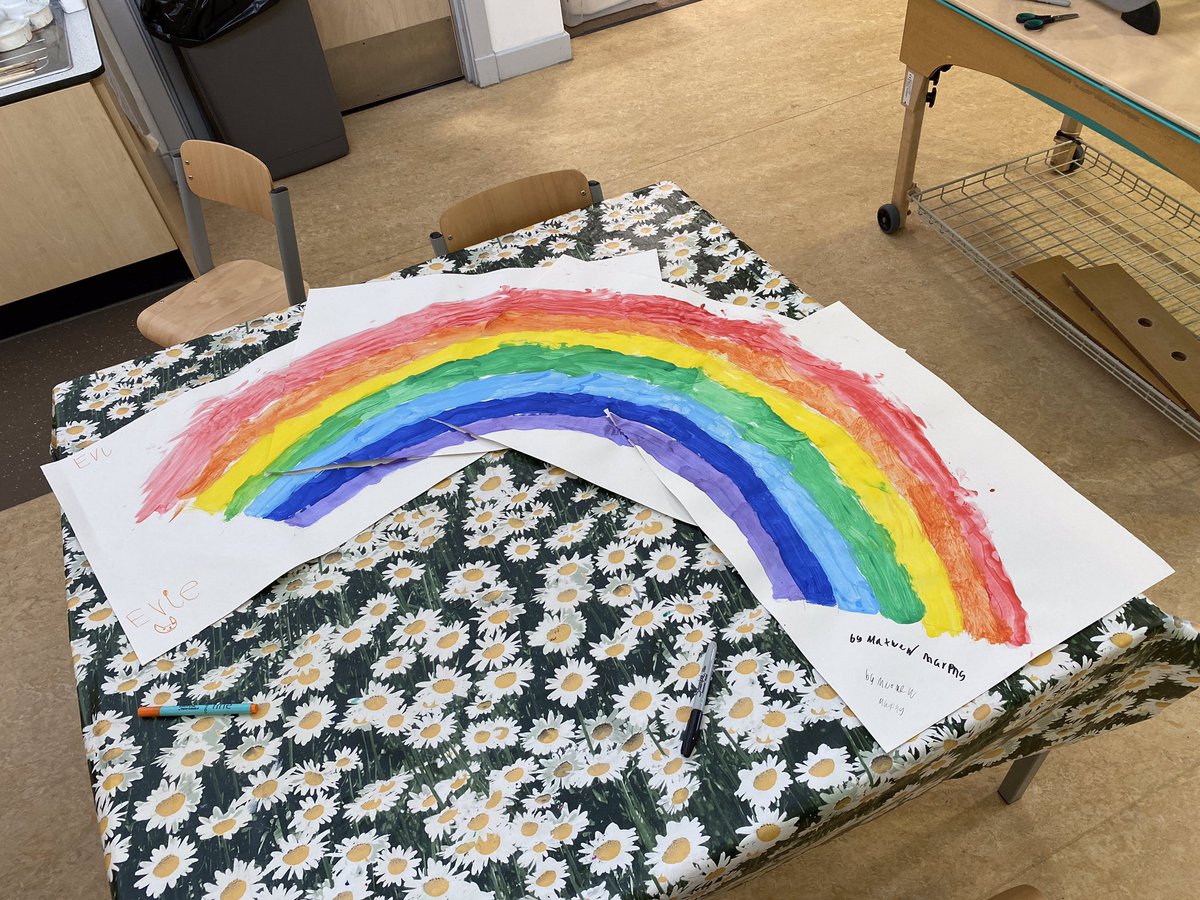 KeithHub1's tweet photo. Today’s fun at Keith Hub. See if you can spot our Rainbow! Matthew taught the grown ups a new skill too. https://t.co/Dq19Yb5ac2