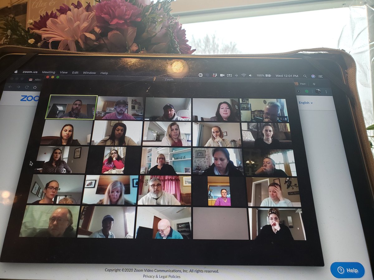 LaforestMath's tweet image. A school that zooms together, prospers together! 
@zoom_us @DwightBellizzi @tonydavila1424 @Jsco93 #makemathfun #distancelearning #newteaching #zoommeeting