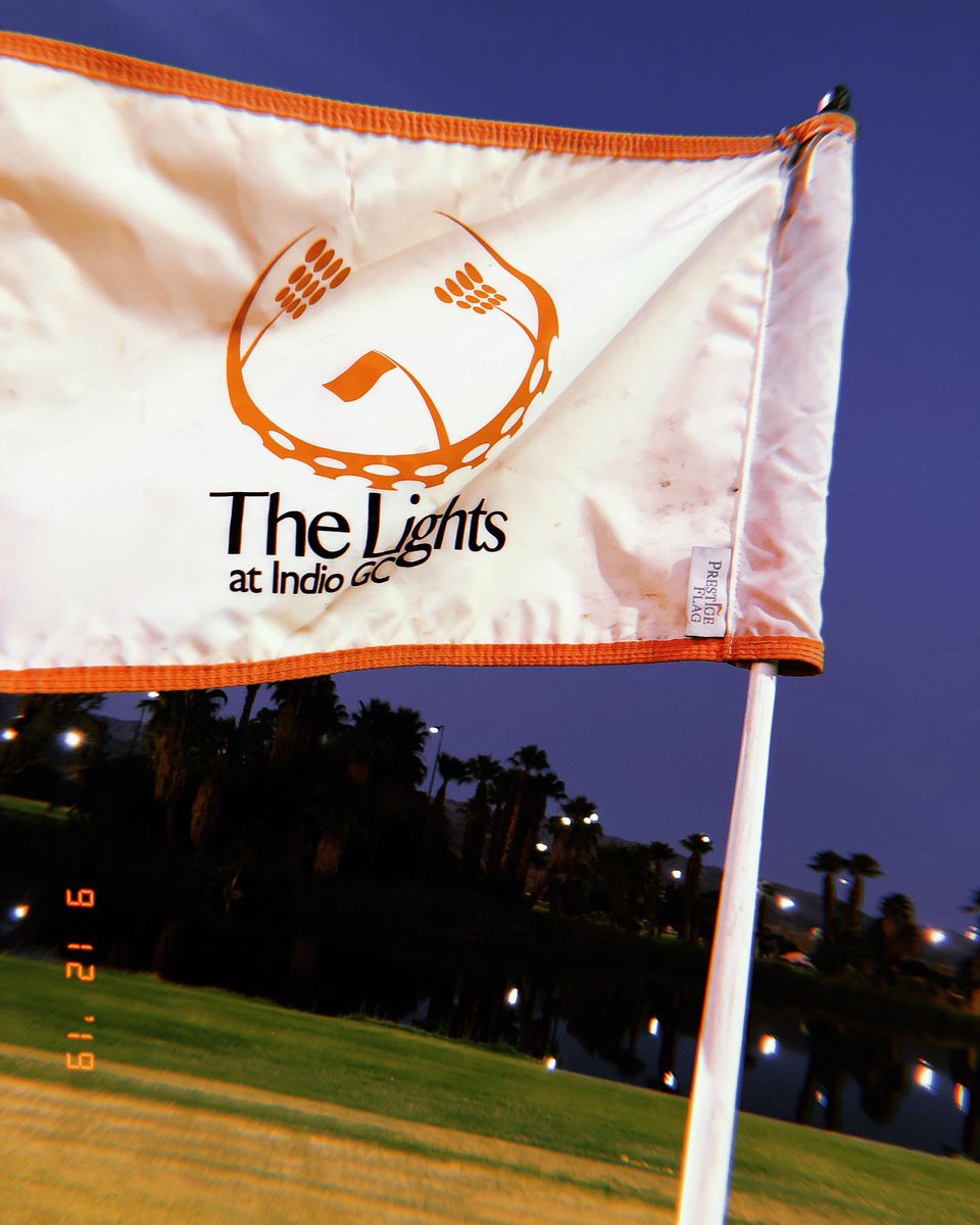 Lights at indio G.C. tweet media
