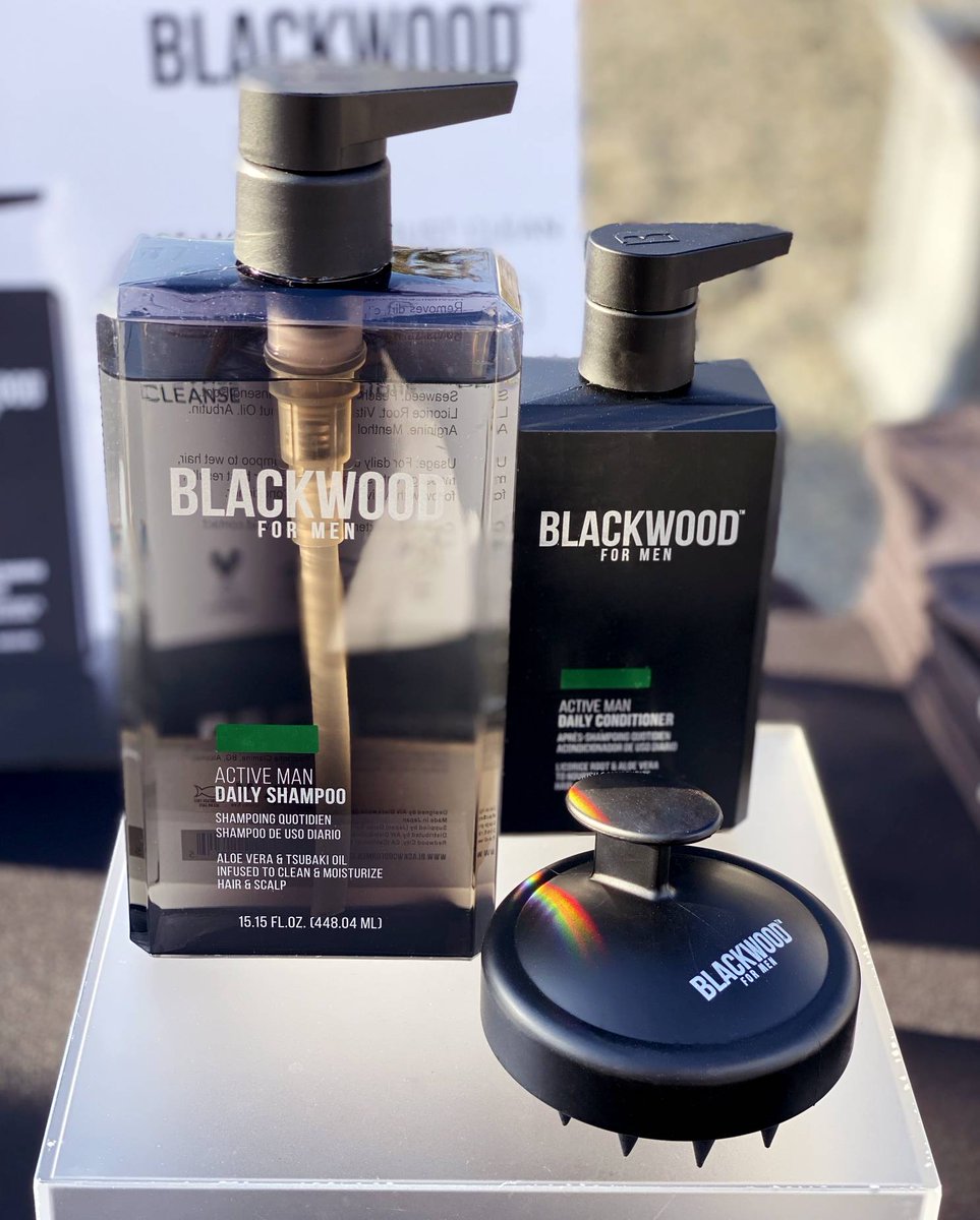 Blackwoodformen's tweet image. You'll find a rainbow of botanicals in our #ActiveMan Shampoo &amp;amp; Conditioner, each with its own role in strengthening, soothing, and cleansing your hair and scalp 💯
#CleanseRestoreProtect 💦🛠🛡