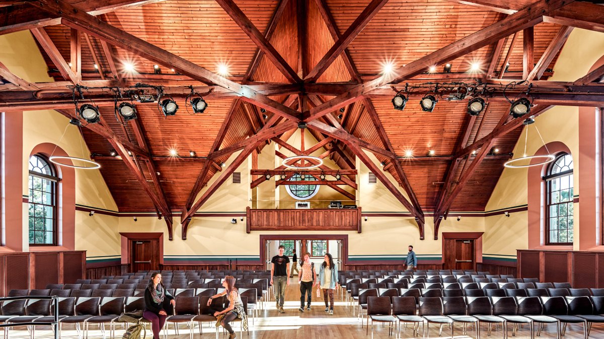 AlumniUMass's tweet photo. Originally built in 1885, the iconic Old Chapel holds a special place in the hearts of @UMassAmherst students and alumni. We might not be taking advantage of this beauty right now, but we know it’s there waiting for our joyful return. #CapturingCampus #UMassAmherst https://t.co/DhGhjuj2Iq
