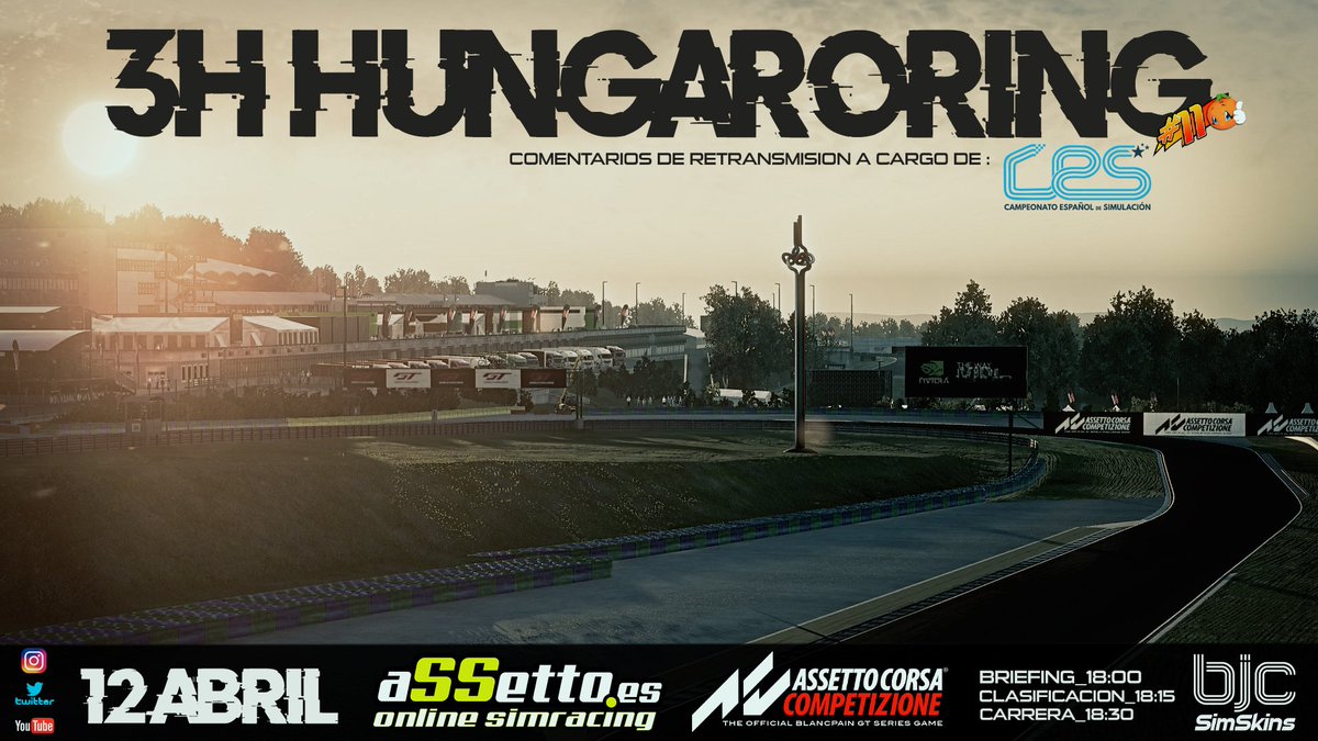 Assetto_es's tweet photo. @IDAC_iRacing @OdoxMotorsport @CyclonGamingES @Race4CAT @xbdracing @RedsGaming_ESP @KarasuSimracing @GMXMotorSports @SRPsimracingpro @CampeonatosRace @VSR_e_sports @TeamFordzilla @EEBtheclub @SograndioSR @EliCranck https://t.co/pK0N7JdtlE