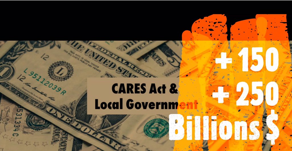 gspinaci's tweet photo. Regions and cities provide basic services to citizens, and recover local economy hit by #COVID19. US Congress entrusted US Mayors with 150bln $ FRESH NEW direct funds. And 250bln $ more is coming, NO CONDITIONS attached. Read here https://t.co/hjFubgwYnd + https://t.co/nQQeW7TEjr https://t.co/tKXdULe9jI