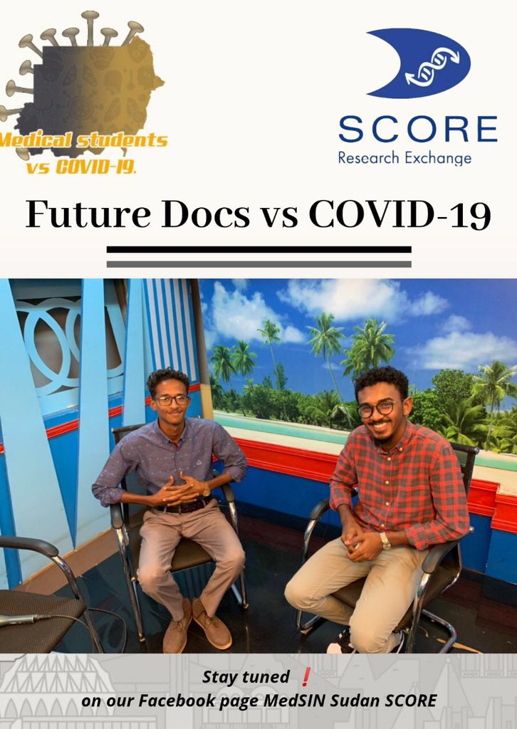 ScoreSudan's tweet photo. FUTURE DOCTORS vs COVID-19❗️

IT’S OUT 🙌🏼

https://t.co/rbwhaMWdjW https://t.co/KlgkrSfH25