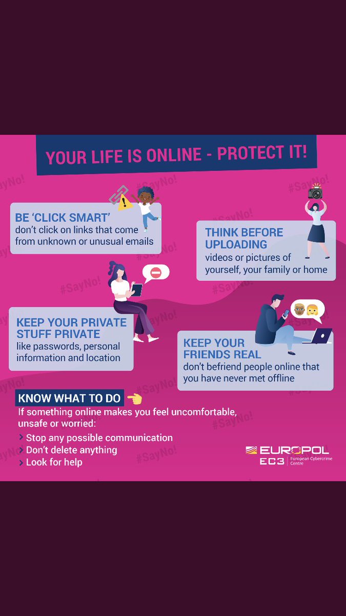 Techbyteens_ie's tweet image. With kids online more than ever at present, take a look at the new infographics from @Europol Make time to have the conversation if you are #StayHome you’ve time to talk to your kids during #COVID19 #sayno