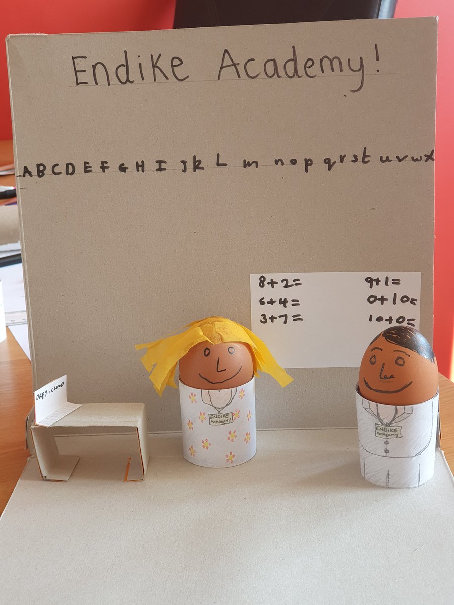 Juliewall82's tweet photo. The kids Easter egg competition for @EndikePrimary #StayHome #StaySafe #keyworkers https://t.co/qvrHM6yvRt