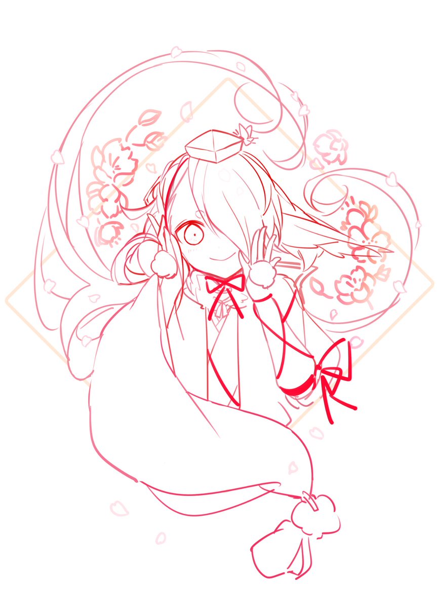 Airin A Twitteren ぬり絵用の線画4種類載せます 最近のイラスト多め 良かったらお好きな色を塗って下さい 所々色塗ってある線ありますが 個人で楽しむ範囲でお願いします 無断転載しないようにお願いします