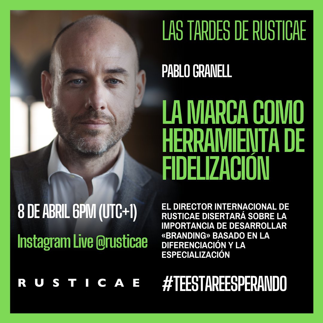 En 45 minutos salimos al aire.... #Instagramlive <a href="/Rusticae/">Rusticae</a>  instagram.com/rusticae/