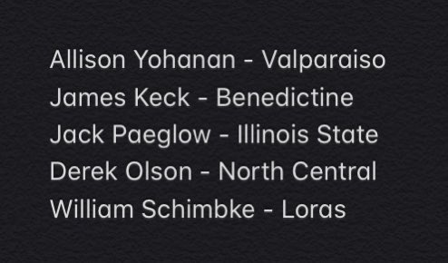 DekalbBarbsGolf's tweet photo. There’s a lot of negative news these days so I’m going to change that. Every single one of our seniors is going to be competing at the college level next year. The program is very proud. @DerekOlson_ @Jack_Paegs @Jameskeck2001 @WSchimbke15 and Allison Yohanan https://t.co/tNNXPnJbYF