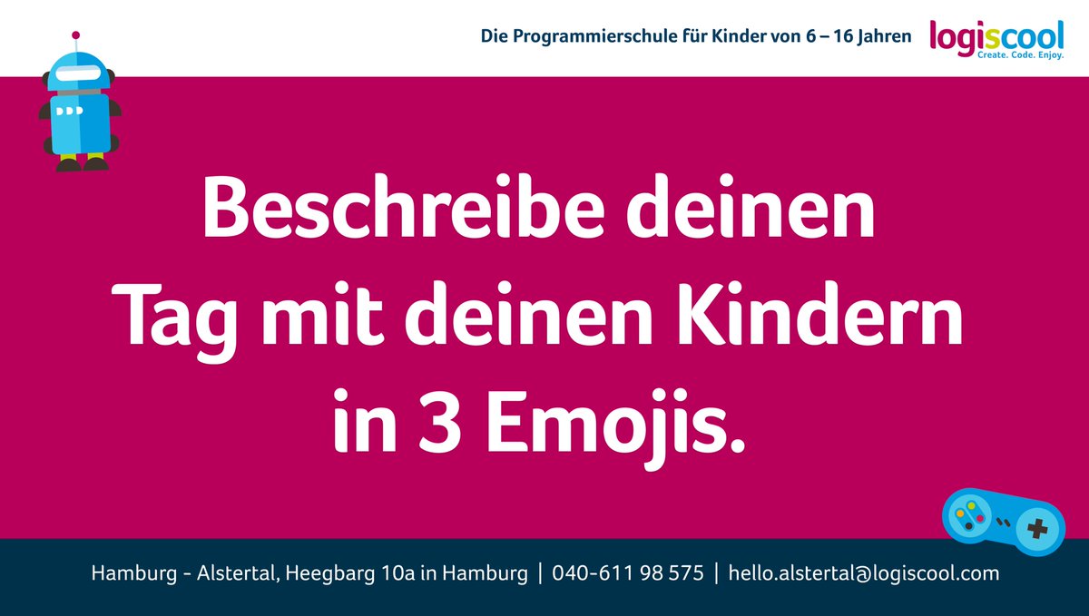 LogiscoolN's tweet image. Wie geht&apos;s bei euch zu Hause gerade zu, spielen die Kinder ruhig miteinander, lesen sie Bücher oder spielen Videospiele? Beschreibe in den Kommentaren mit Smileys oder auch als GIF, wie dein Alltag mit deinen Kindern aussieht. Wir sind gespannt!#DigitaleBildung #wirbleibenzuhause