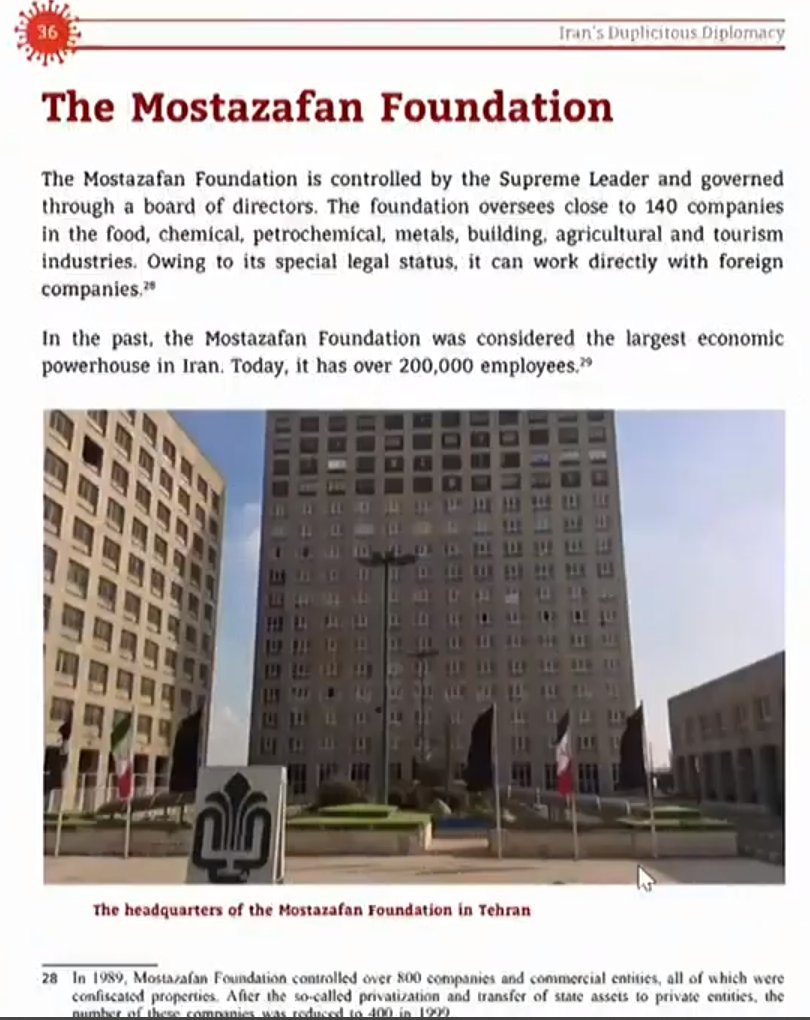 . @A_Jafarzadeh #Iran's entities, including the SETAD, Astane Quds Razavi, The Mostazafan Foundation & the Khatam al-Anbiya Construction HQ (of the IRGC) are receiving massive of funding, including hundreds of billions of resources.All the while, ordinary Iranians are suffering
